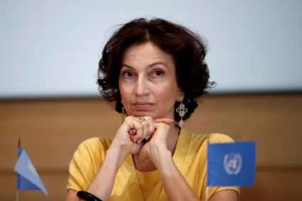 La directrice générale de l'Unesco Audrey Azoulay.