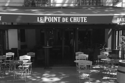 Le restaurant Le Point de chute, boulevard Victor.