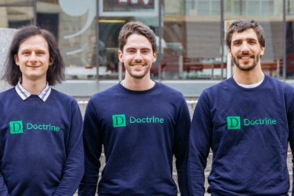 Raphaël Champeimont, Nicolas Bustamante et Antoine Dusséaux ont fondé Doctrine.fr en 2016.
