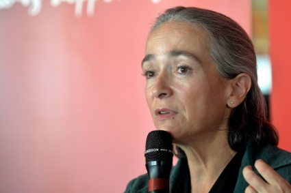 La présidente de France télévisions Delphine Ernotte.