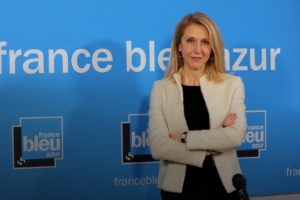 La présidente de Radio France Sibyle Veil, le 13 janvier 2021, à Nice.