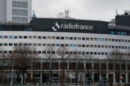 La Maison de la radio et de la musique, le siège de Radio France à Paris, en février 2023.