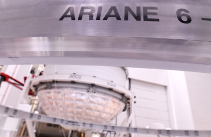 Le lanceur Ariane 6, en cours de construction par ArianeGroup.