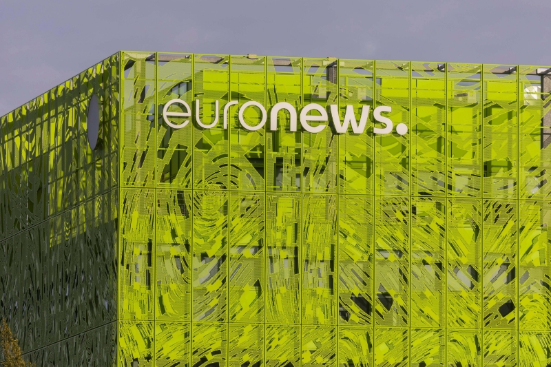 Le siège lyonnais d'Euronews.