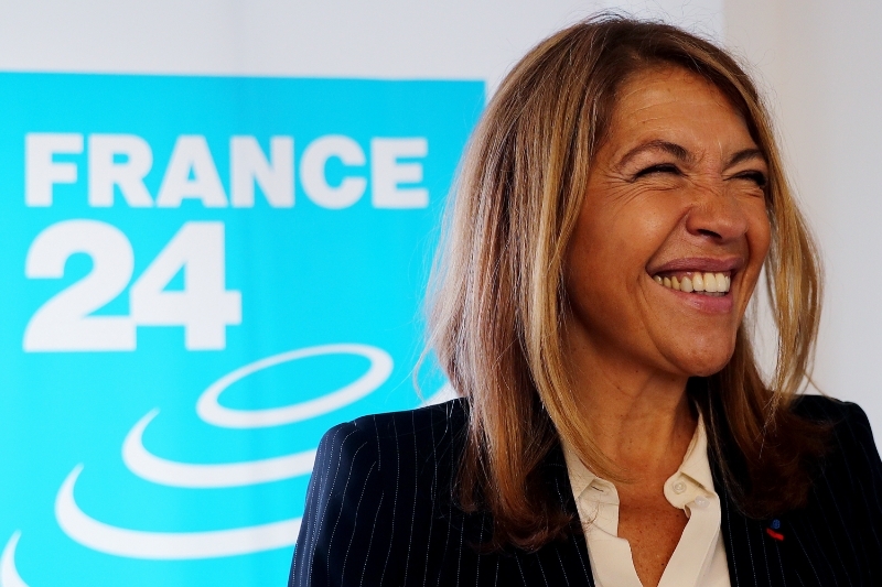 La présidente de France médias monde Marie-Christine Saragosse.