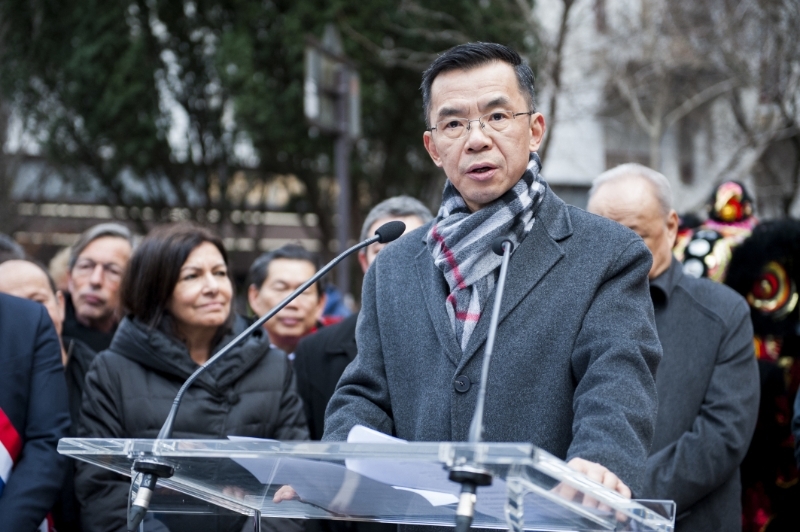 L'ambassadeur de Chine en France Lu Shaye.