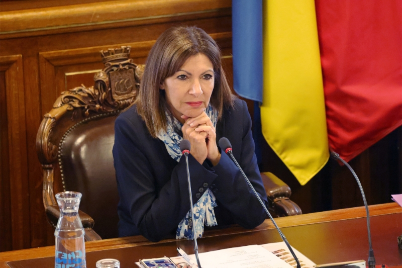 La maire de Paris Anne Hidalgo, au conseil de Paris, le 31 mai.
