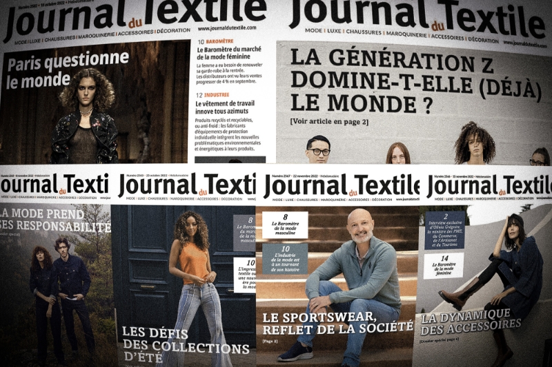 Les derniers numéros du Journal du textile.