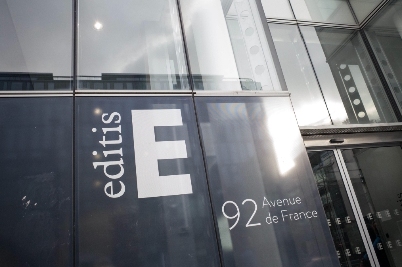 Le siège social d'Editis, à Paris, en décembre 2022.