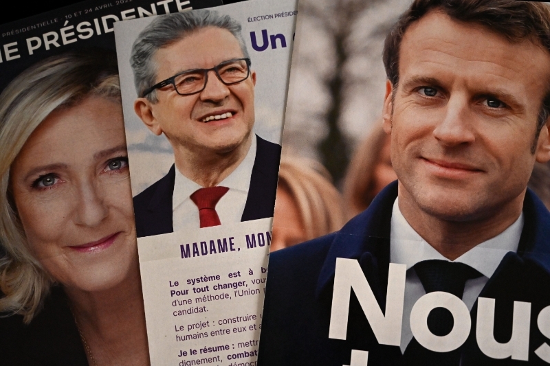 Les programmes de Marine Le Pen, Jean-Luc Mélenchon et Emmanuel Macron à la présidentielle de 2022.