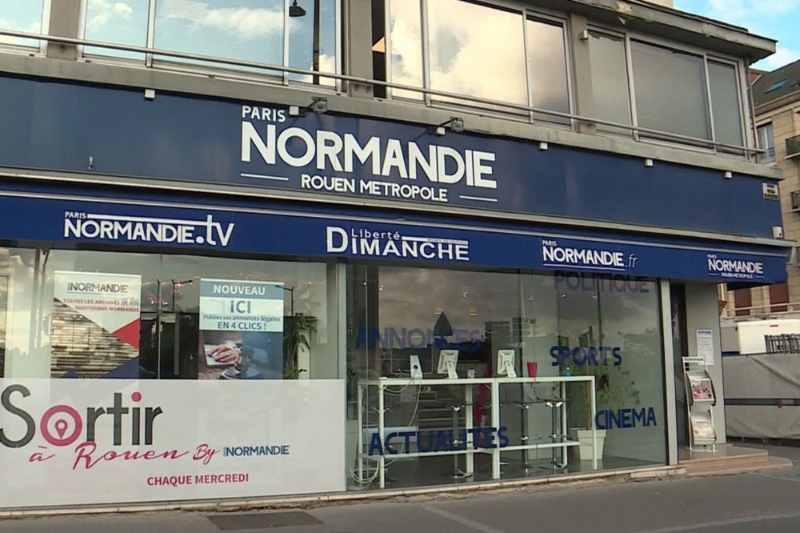 Les bureaux de Paris Normandie à Rouen, berceau du quotidien.