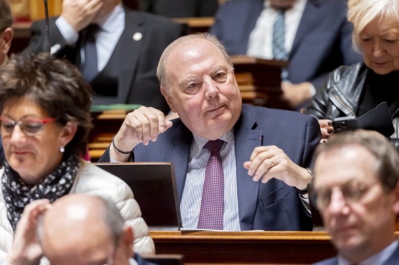 Hervé Marseille, au Sénat en mars 2023.