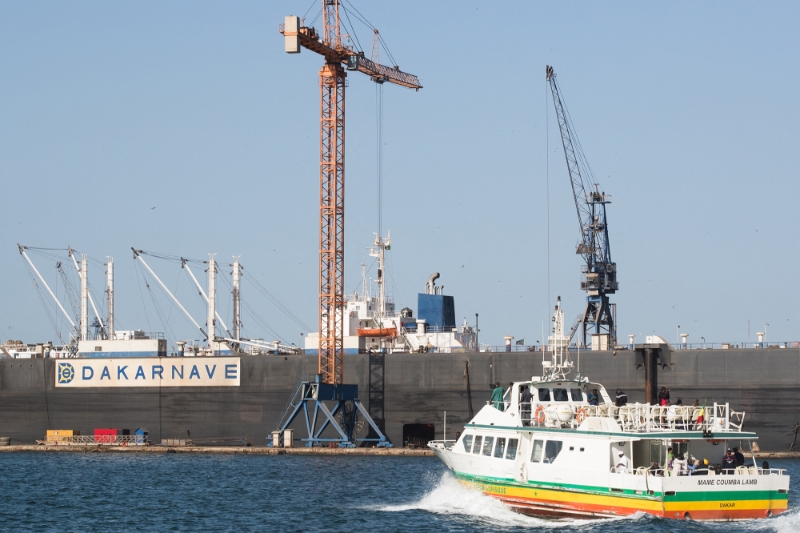 Le port autonome de Dakar, mars 2018.