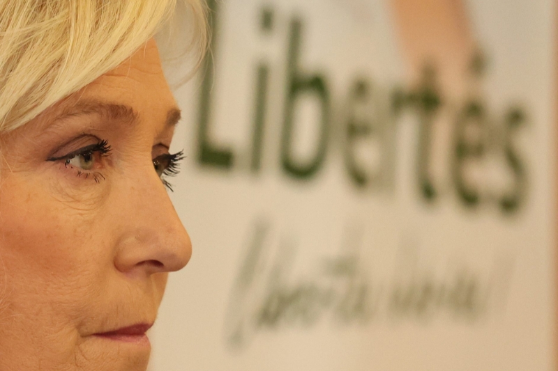 La candidate du Rassemblement national Marine Le Pen.