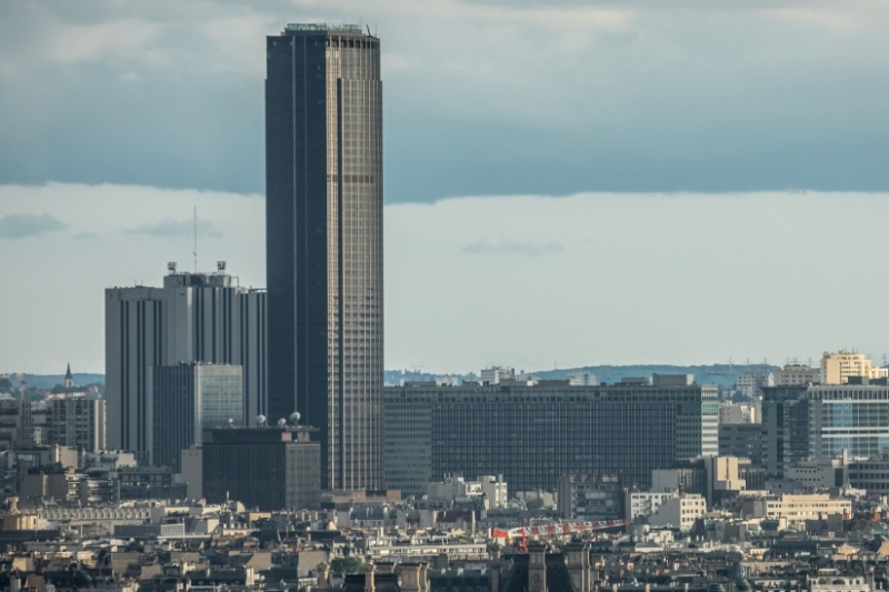 La Tour Montparnasse à Paris, en Mai 2020.